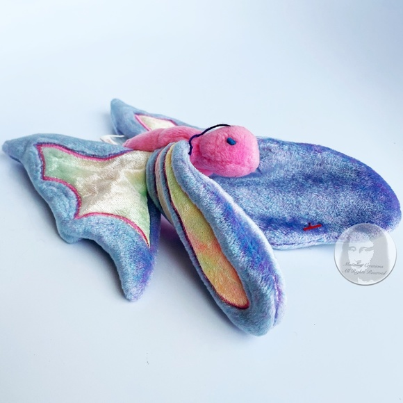 TY Beanie Babies Flitter Butterfly with Tag 1999 Plushie Retired Vintage HTF - Picture 3 of 6